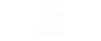 Hôtel Champlain - La Rochelle Centre ville | Logo blanc