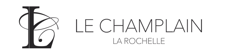 Hôtel Champlain - La Rochelle Centre ville | Logo noir